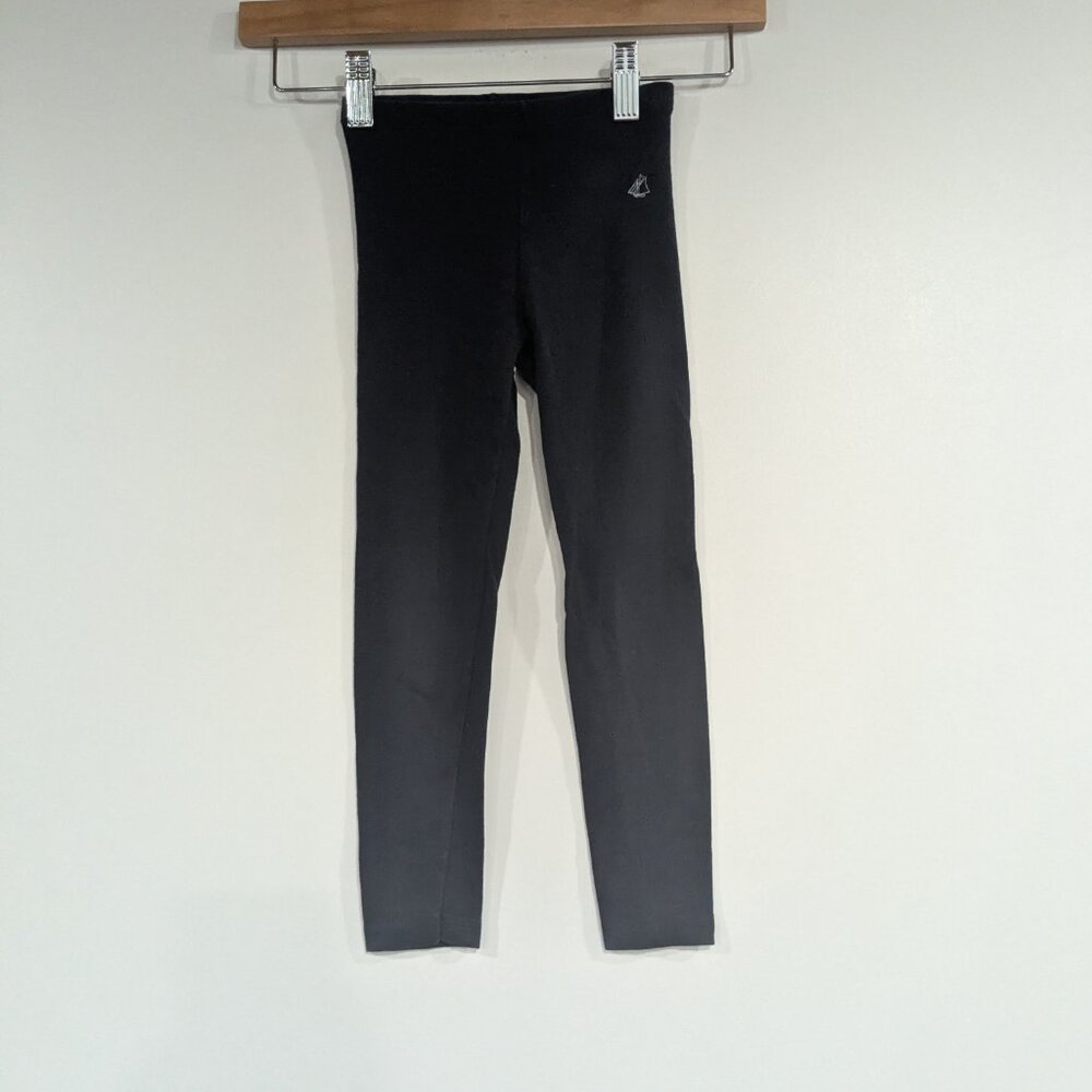 *3/$10* Petit Bateau Basic Leggings Tights Navy Blue Size 5